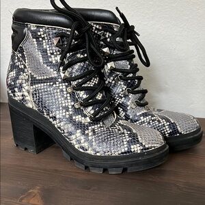 Marc Fisher Snakeprint Boots